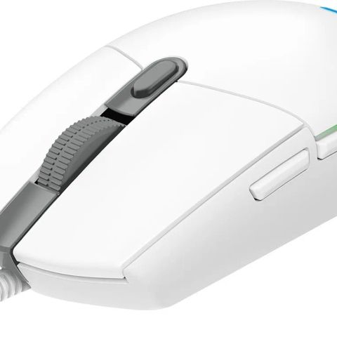 MOUSE USB OPTICAL G102 LIGHTSY/WHITE 910-005824 LOGITECH