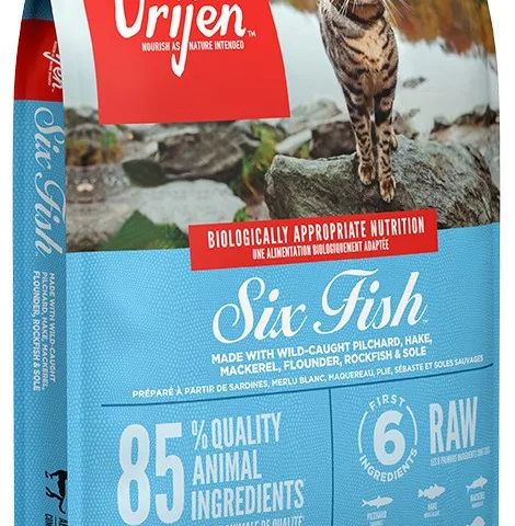 ORIJEN Six Fish Cat - dry cat food - 5,4kg