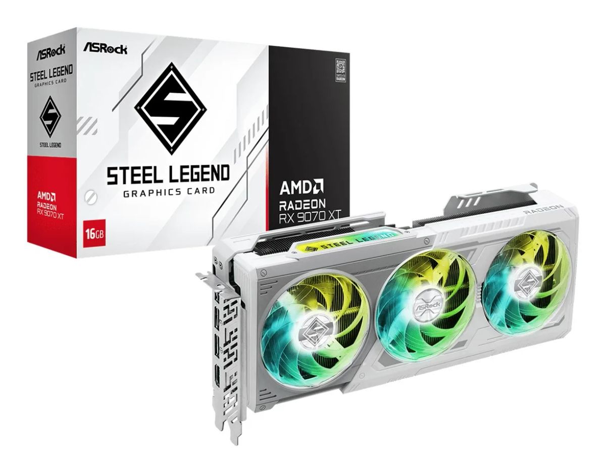 Graphics Card|ASROCK|AMD|Radeon RX 9070 XT|16 GB|GDDR6|256 bit|PCI Express x16 5.0|Active|RX9070XTSL16G