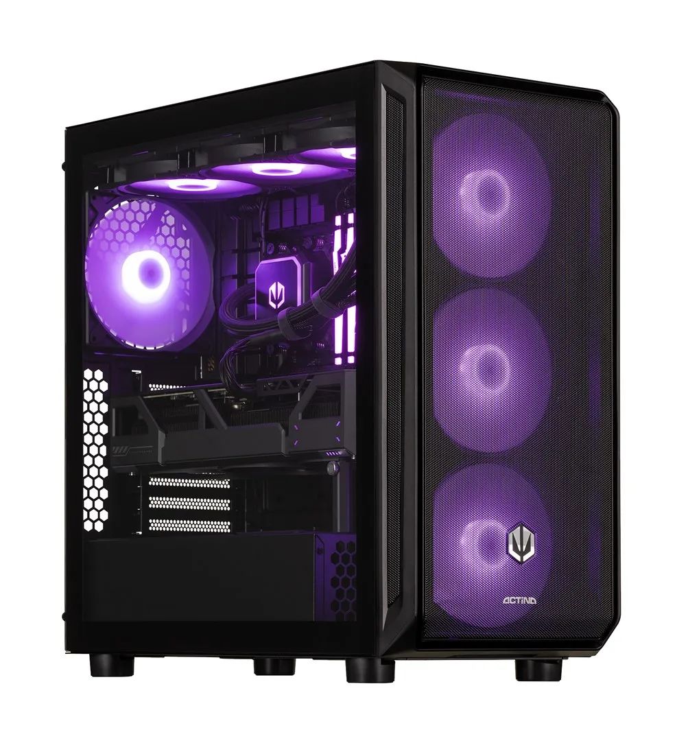 Actina 5901443414544 PC AMD Ryzen™ 9 9900X 32 GB DDR5-SDRAM 2 TB SSD NVIDIA GeForce RTX 5070 Midi Tower Black