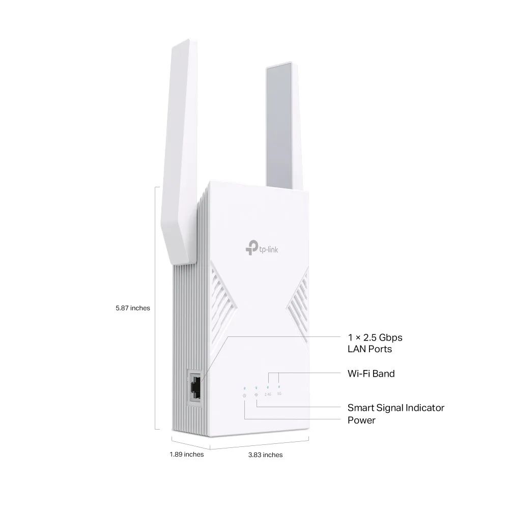WRL RANGE EXTENDER 3600MBPS/DUAL BAND RE235BE TP-LINK