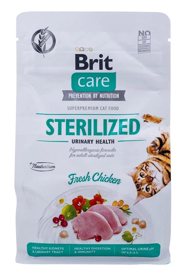 BRIT Care Grain-Free Sterilized Urinary - dry cat food - 400 g