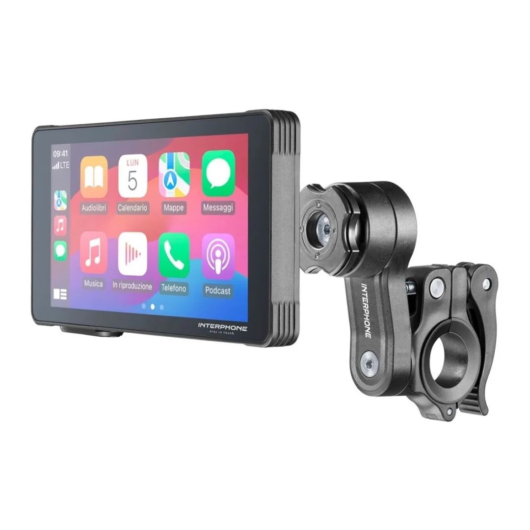 INTERPHONE SYNC55 SMART DISPLAY (CAR PLAY/ANDROID AUTO) Black