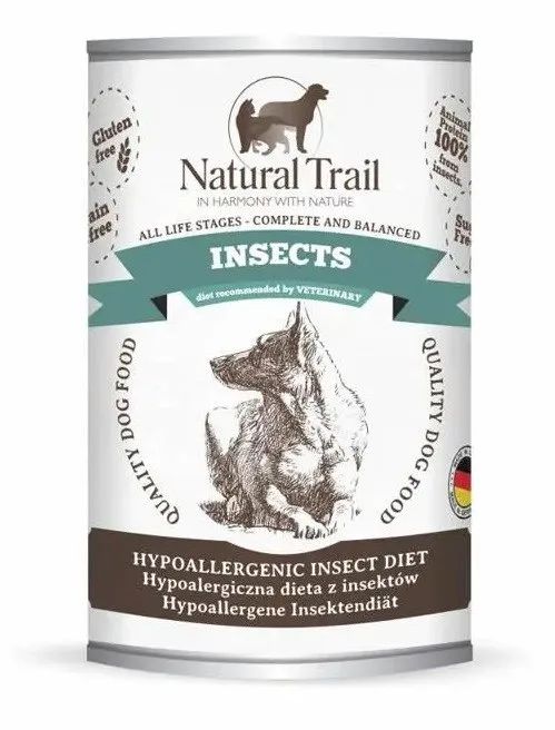 NATURAL TRAIL Dog Insects - wet dog food - 350g