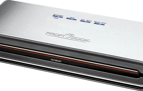 ProfiCook PC-VK 1080 vacuum sealer Black, Stainless steel