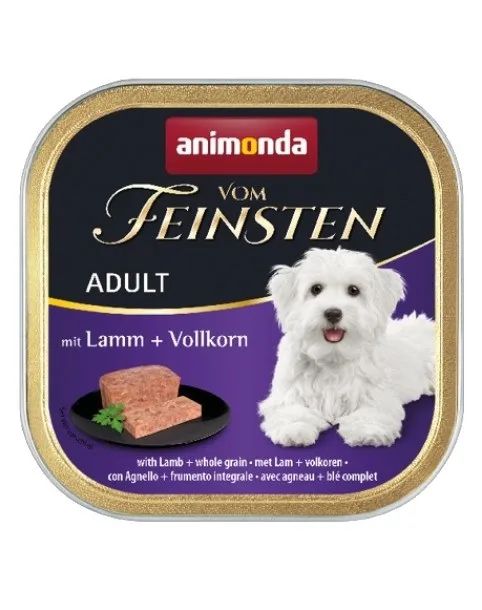ANIMONDA Vom Feinsten Adult Lamb and whole grain - wet dog food - 150g
