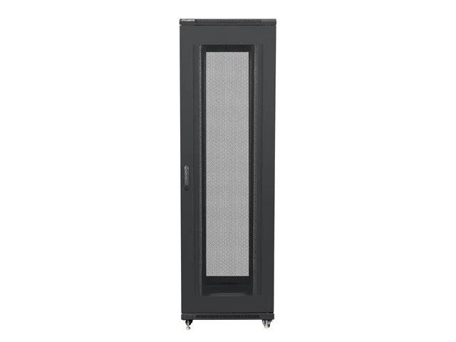 Lanberg | Rack cabinet 19" free-standing 42U/800x1000 (flat pack) with mesh door | FF01-8042-23B | Black