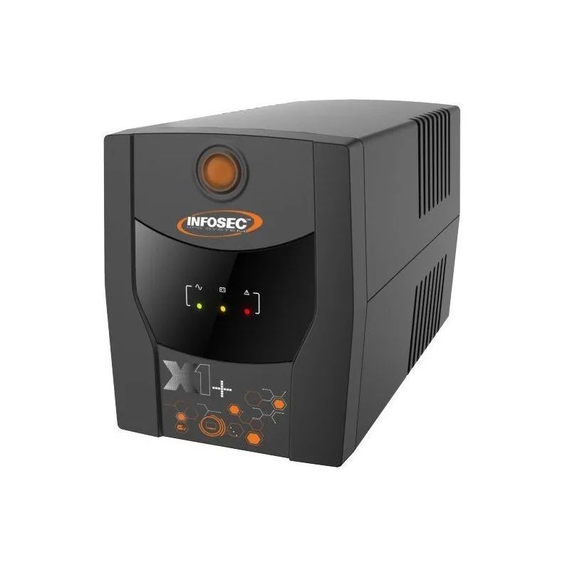 Infosec INF_661147 Backup Power Supply UPS X1+ 1300 IEC, 1300VA, 720W, 6× C13