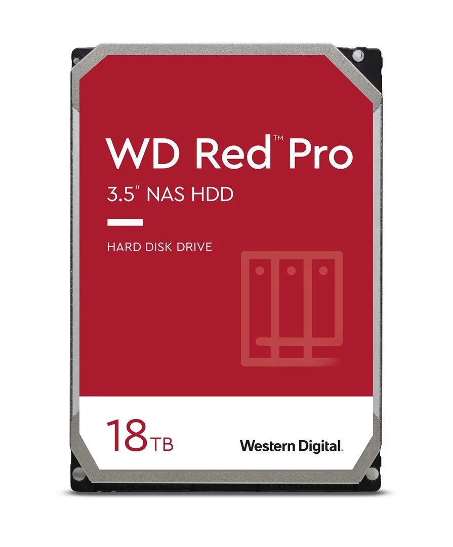 HDD|WESTERN DIGITAL|Red Pro|18TB|SATA 3.0|512 MB|7200 rpm|3,5"|WD181KFGX