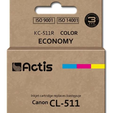 Actis KC-511R Ink (replacement for Canon CL-511; Standard; 12 ml; color: cyan, magenta, yellow)