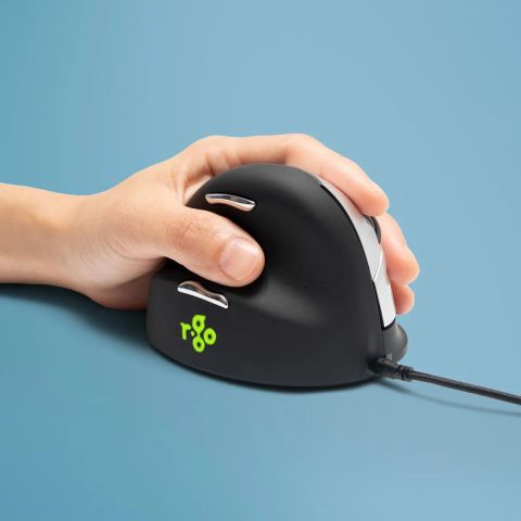 MOUSE USB OPTICAL BREAK/L. BLACK RGOHELELA R-GO TOOLS