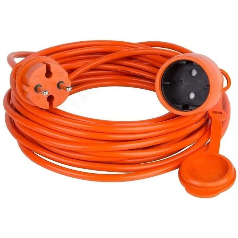 VERTEX PZO10M3x2.5POM Retractable extension cord 10 m orange