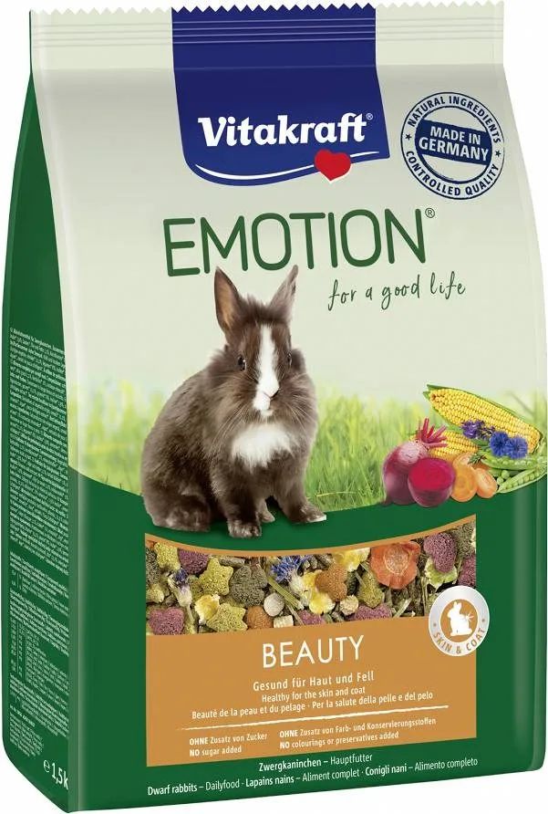 VITAKRAFT EMOTION BEAUTY - dry food for rabbit - 600 g