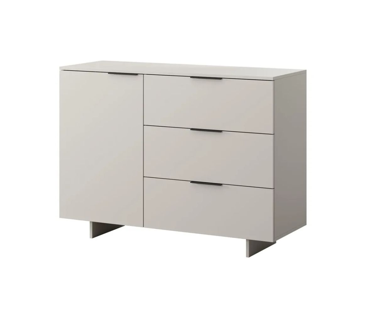 Cama 1D3S ALMA chest of drawers 120x41.5xH90 cashmere