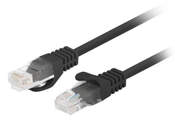 Lanberg PCU6-20CC-0200-BK networking cable Black 2 m Cat6 U/UTP (UTP)