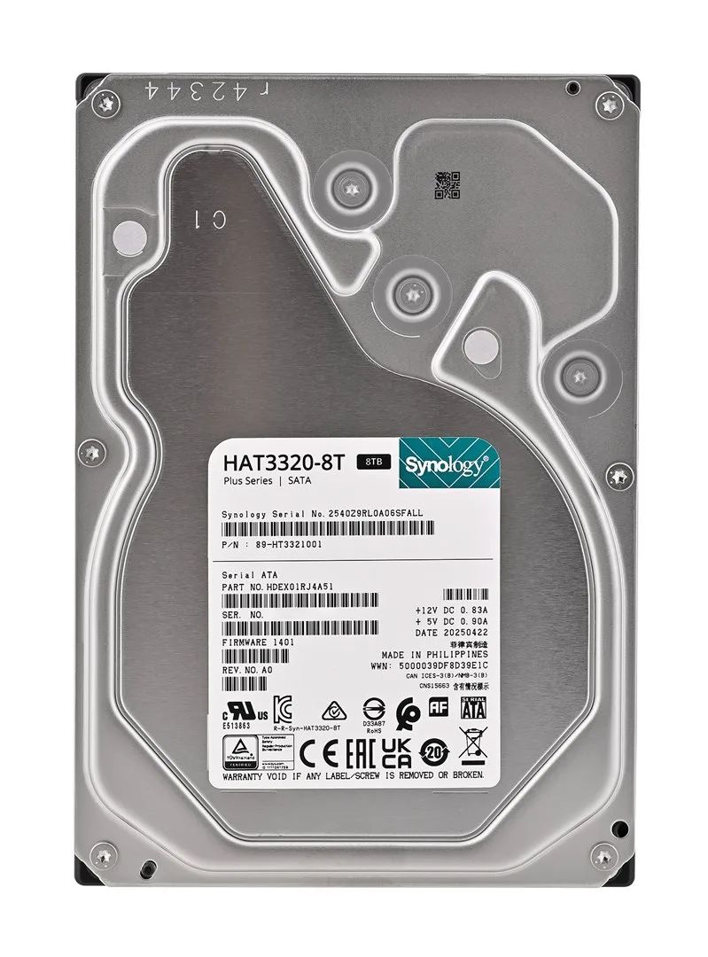 HDD|SYNOLOGY|Plus Series|HAT3320-8T|8TB|7200 rpm|3,5"|HAT3320-8T