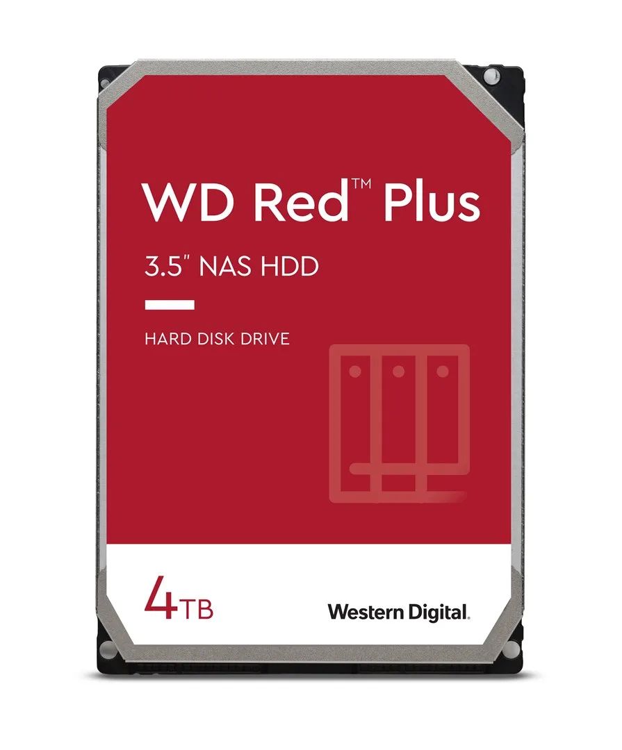 Western Digital Red Plus WD40EFPX internal hard drive 3.5" 4000 GB Serial ATA III