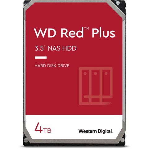 Western Digital Red Plus WD40EFPX internal hard drive 3.5" 4000 GB Serial ATA III
