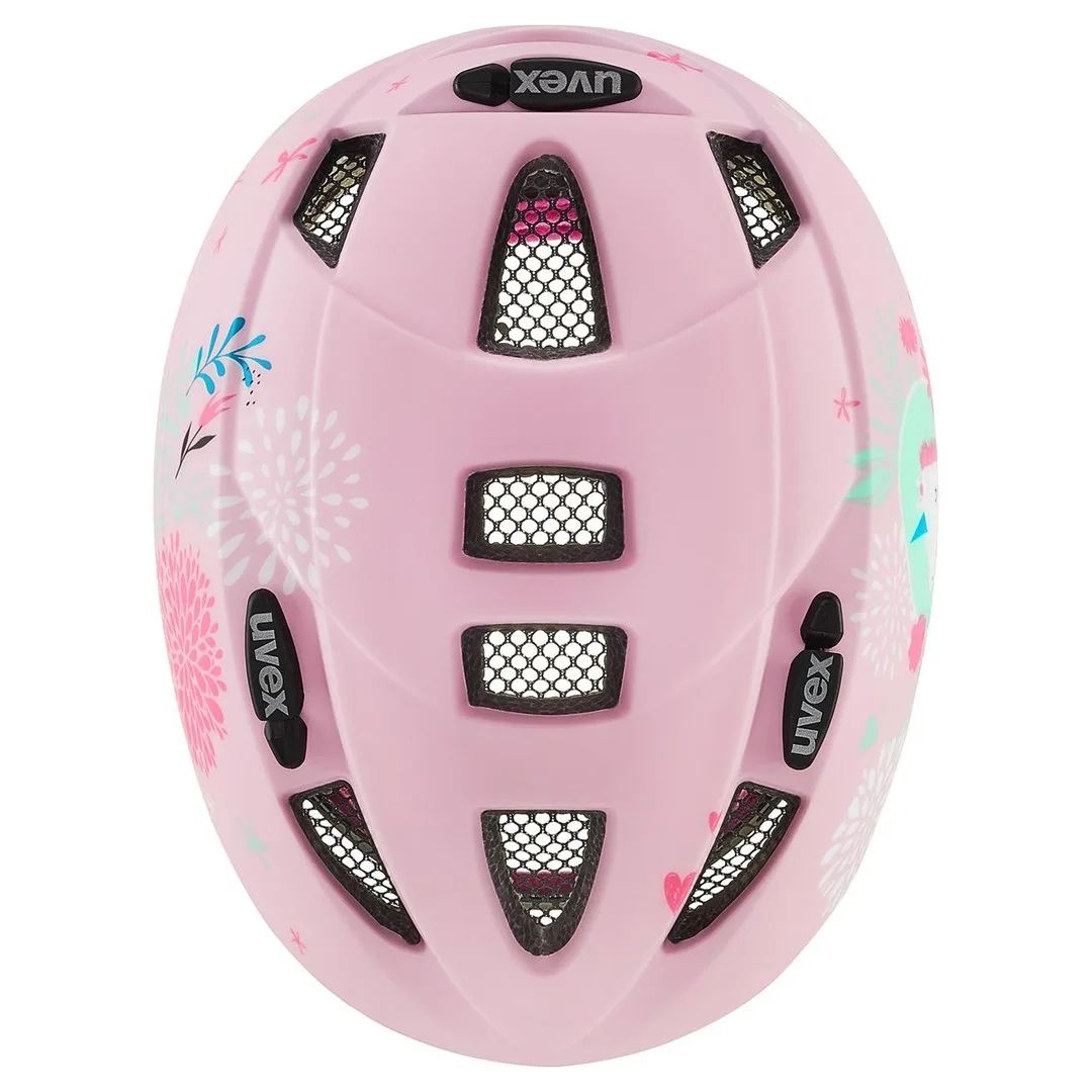 UVEX Kid 2 CC kids bike helmet 46–52 cm, pink unicorn matt