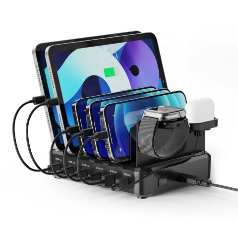 Ewent EW1335 mobile device charger Universal Black AC Fast charging Indoor
