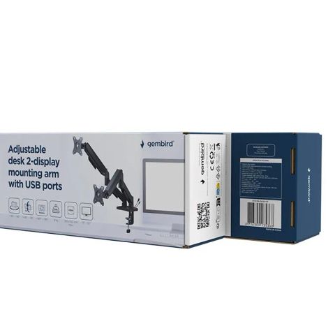DISPLAY ACC MOUNTING ARM/17-32" MA-DA2U-01 GEMBIRD
