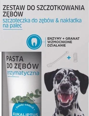 FRANCODEX Toothbrush and toothpaste for dog and cat - 70g