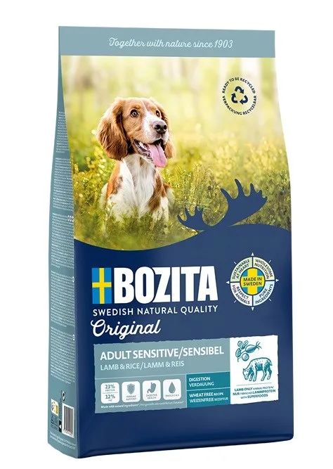BOZITA Original Sensitive Digestion Lamb and rice - dry dog food - 12kg