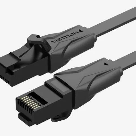 PATCH CABLE CAT.6 UTP/2M BLACK IBABH VENTION