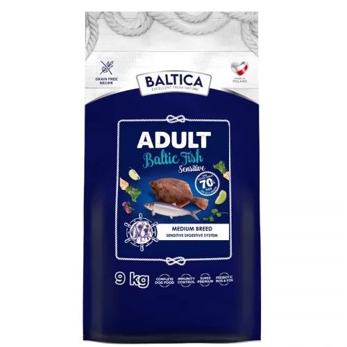 BALTICA Excellent Sensitive Baltic fish Medium breeds - dry dog food - 9kg