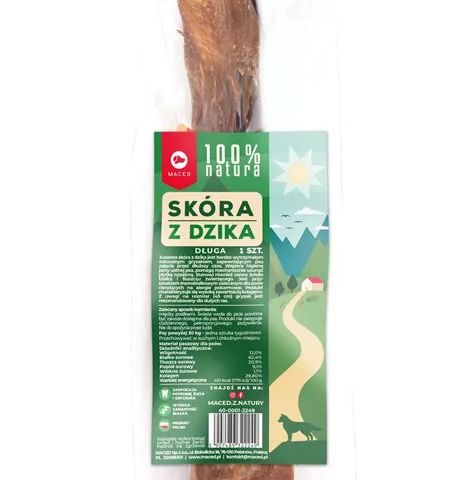 MACED Wild boar skin for dogs 45 cm - 1 pc.
