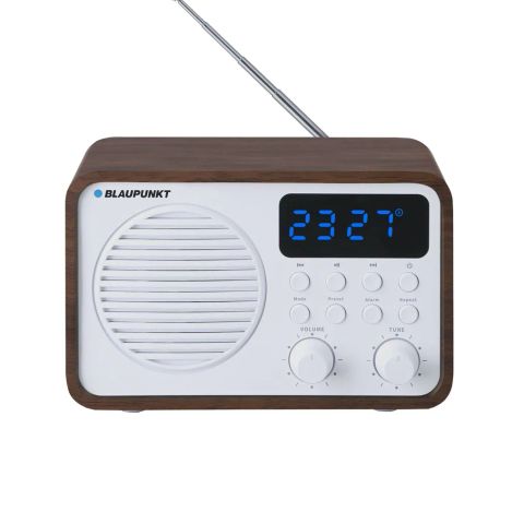 Portable radio with Bluetooth and USB BLAUPUNKT PP7BT, colour: brown wood/white
