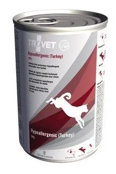 TROVET Hypoallergenic TPD with turkey - Wet dog food - 400 g