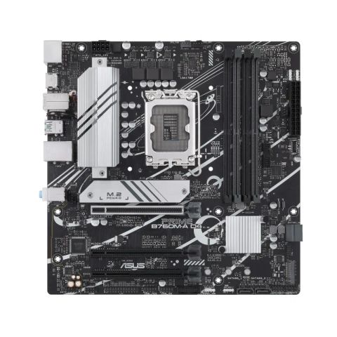 Mainboard|ASUS|Intel B760 Express|LGA1700|Micro-ATX|Memory DDR4|Memory slots 4|1xPCI-Express 4.0 16x|2xM.2|1xHDMI|1xDisplayPort|4xUSB 2.0|2xUSB 3.2|1xPS/2|1xRJ45|3xAudio port|PRIMEB760M-AD4-CSM