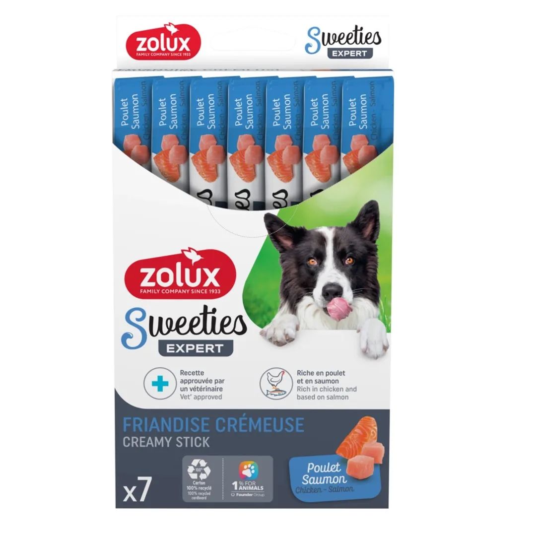 ZOLUX Sweeties with salmon and chicken - dog treat - 7x14g