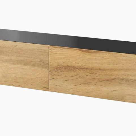 Cama TV stand VIGO 140 30/140/40 black/wotan oak