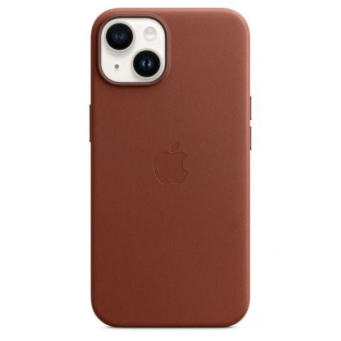iPhone 14 Leather Case Umber Originaal ümbris