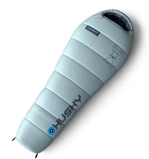 Husky Kids Mystic Children’s Sleeping Bag, 145 cm, Light Blue