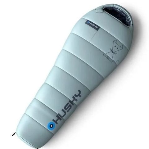 Husky Kids Mystic Children’s Sleeping Bag, 145 cm, Light Blue