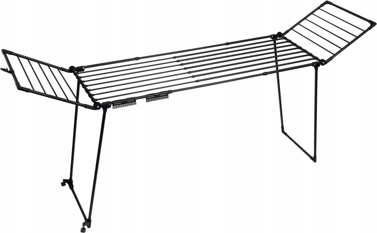 PROMIS MONZA clothes dryer, extendable + 2 wings, large, black