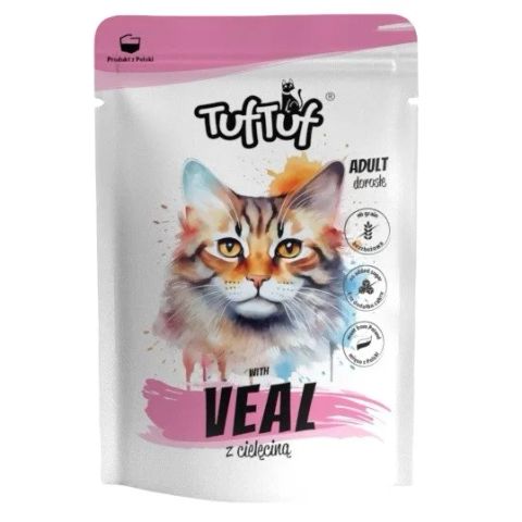 TUF TUF with veal - wet cat food - 300g