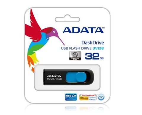 MEMORY DRIVE FLASH USB3 128GB/BLACK AUV128-128G-RBE ADATA