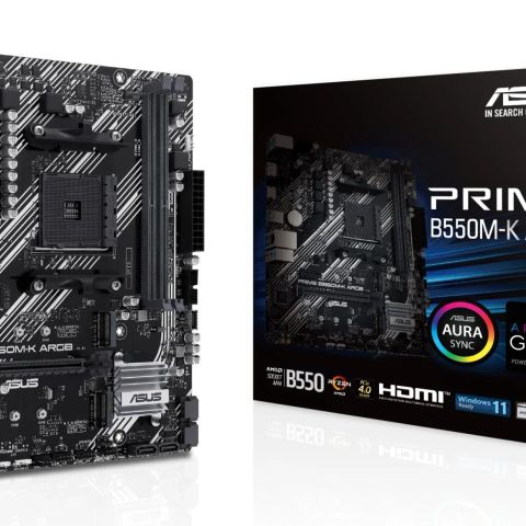 Mainboard|ASUS|AMD B550|SAM4|Micro-ATX|Memory DDR4|Memory slots 2|1xPCI-Express 3.0 1x|1xPCI-Express 3.0 16x|1xPCI-Express 4.0 16x|1xM.2|1xHDMI|1xDisplayPort|1xAudio-In|1xAudio-Out|1xMicrophone|2xUSB 2.0|4xUSB 3.2|1xPS/2|1xRJ45|PRIMEB550M-KARGB