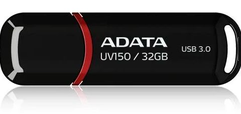 MEMORY DRIVE FLASH USB3.1 32GB/BLACK AUV150-32G-RBK ADATA