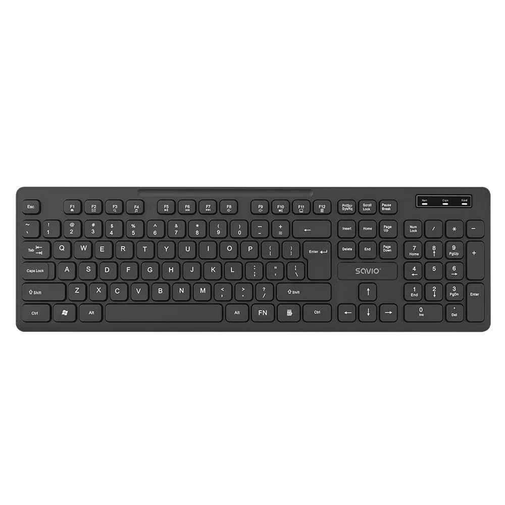Savio KB-02 keyboard Home/Office USB QWERTY Black