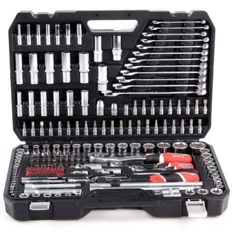 YATO YT-38841 1/4", 3/8", 1/2" Socket wrench set