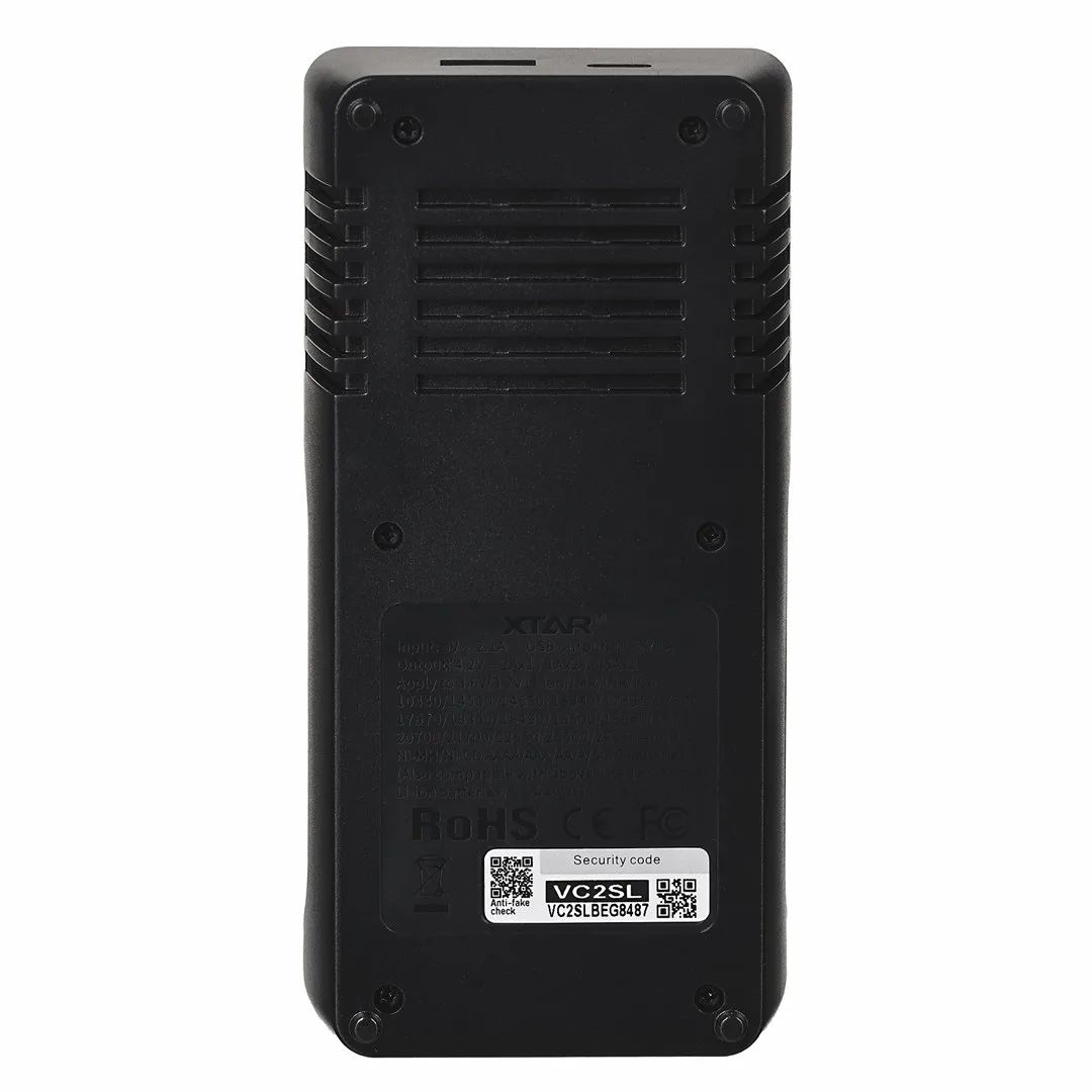 XTAR VC2SL Battery charger Li-ion / Ni-MH / Ni-CD 18650