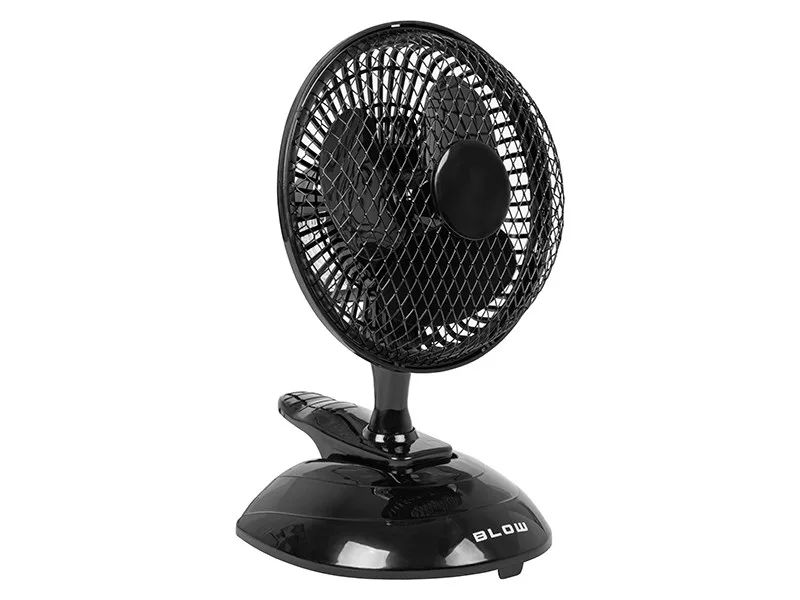 Desk fan 6"/15cm Clip 25W 2in1 Black