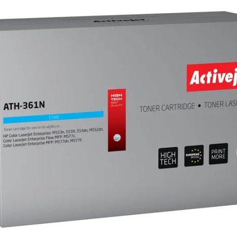 Activejet ATH-361N Toner (replacement for HP 508A HP508A CF361A; Supreme; 5000 pages; cyan)