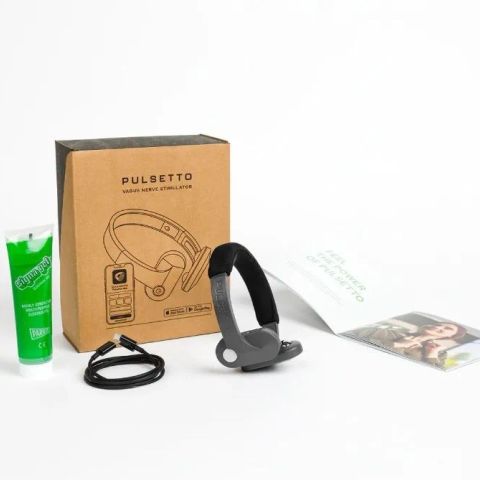 Pulsetto vagus nerve stimulator neckband relaxation and sleep WELL-BEING