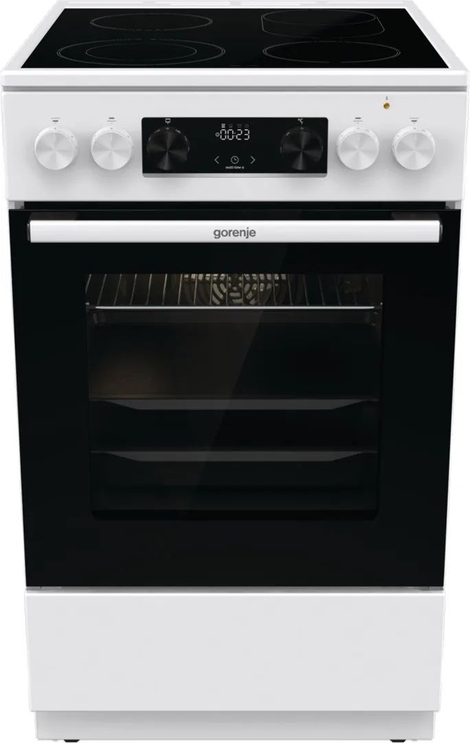 Gorenje GECS5C70WA cooker Freestanding cooker Coil hob White A